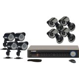 Lorex LH118501C8B  8 Channel 500GB Security Dvr – Internet and 3G Mobile Compatible Bundled with 8 Color Security Cameras
