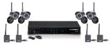 Lorex EDGE+ 4-Channel Video Security DVR with 4 Wireless Security Cameras (Black)